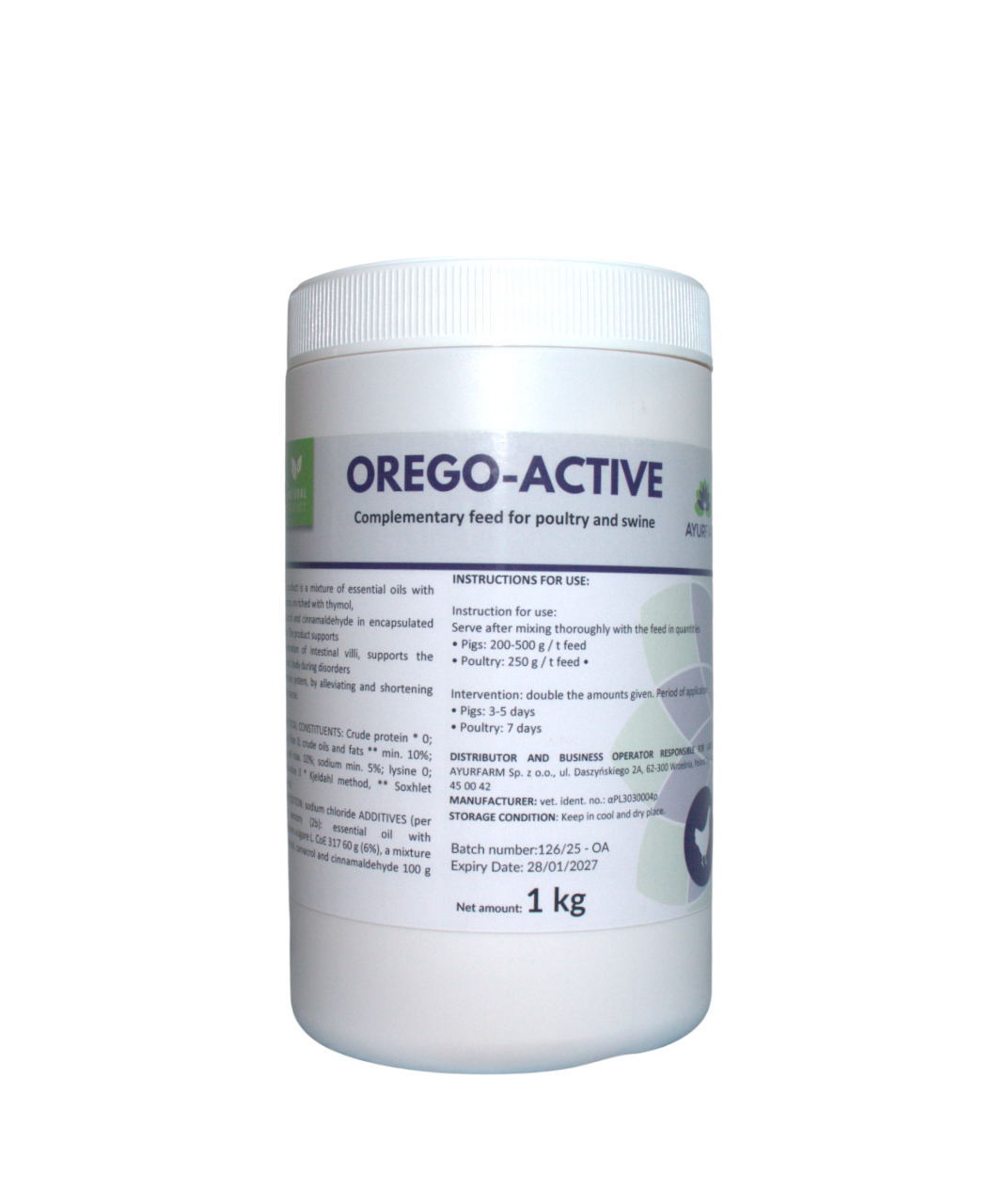 OREGO-ACTIVE, 1kg
